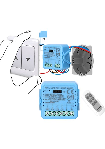 Google Kontrolü Için QS-ZIGBEE-SEC02 Tuya Anahtar Modülü Cep Telefonu Uygulaması (Yurt Dışından) fiyatları