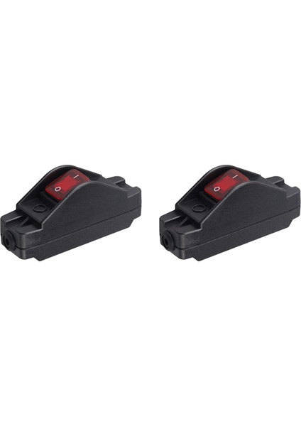 2x 16A 220V Açık/kapalı Inline Kablo Anahtarı Düğmesi Elektrikli Ev Aletleri Için Inline Kablo Anahtarı (Yurt Dışından)