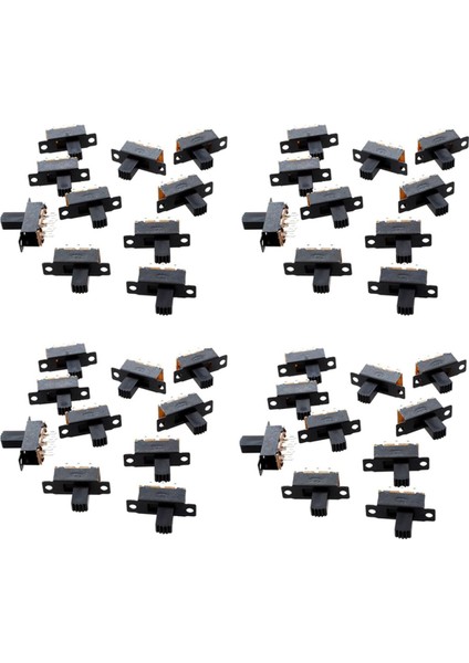 40 Adet 6 Pin 2 Pozisyonlu Dpdt Açık/açık Mini Slayt Anahtarı (Yurt Dışından)