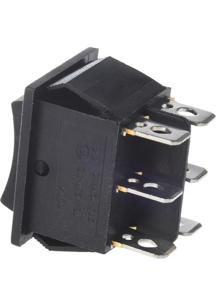 6-Terminaller 3 Pozisyon Açık/kapalı/açık Dpdt Tekne Basmalı Anahtar 16A 250VAC 20A 125VAC (Yurt Dışından) indirimleri