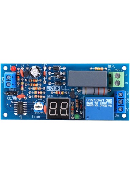 Gecikme Röle Modülü 220V Ac Zamanlayıcı 1-99 Saniye/1-99 Dakika Zaman Aralığı (Yurt Dışından) fiyatları
