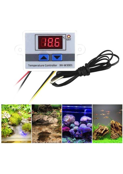 Dijital LED Sıcaklık Kontrol Cihazı Termostat Kontrol Anahtarı Su Geçirmez Prob (Yurt Dışından) modelleri