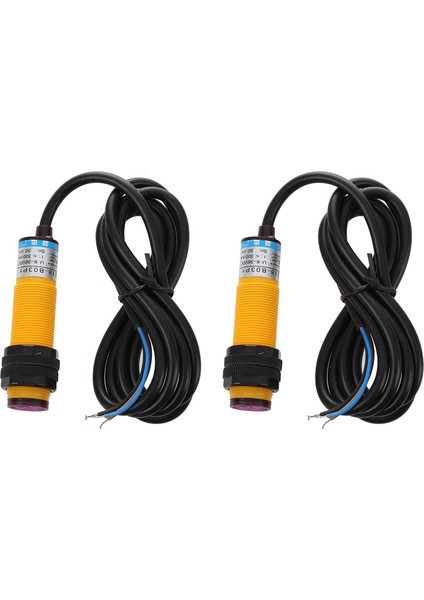 2x Dc 3 Telli 6-36V Pnp Ir Fotoelektrik Sensör Anahtarı 30CM E18-B03P1 (Yurt Dışından)