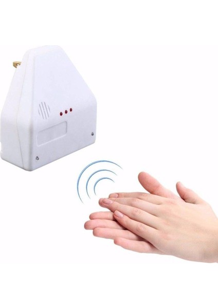 Evrensel Sesle Etkinleştirilen Anahtar Açma / Kapama 110V Ses Kontrol Anahtarı - Beyaz (Yurt Dışından)