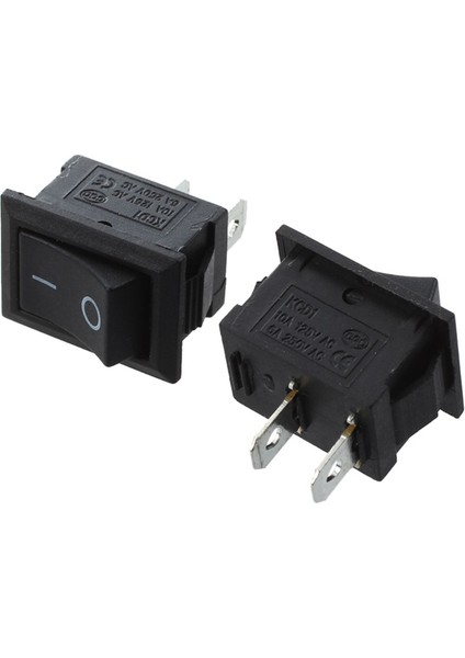 Namuny 30 Adet Spst Mini Siyah 2 Pinli Rocker Anahtarı Ac 125V 10A 250V 6A (Yurt Dışından) fiyatları