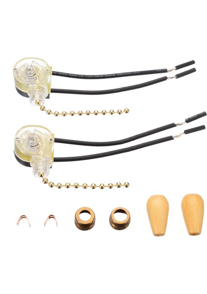 【ayak Kanepe】bokalı 2 Adet 3A/250V 6A/125V Aydınlatma Tavan Vantilatörü Çekme Zinciri Anahtarı 2 Telli Konnektör Yeni (Yurt Dışından) fırsatları