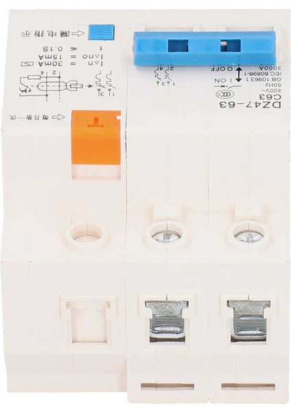 2p Devre Kesici 220V 2P63 Ayırıcı Elektrik Kaçağı Koruma Anahtarı 35MM Din Ray Montajı (Yurt Dışından) modelleri