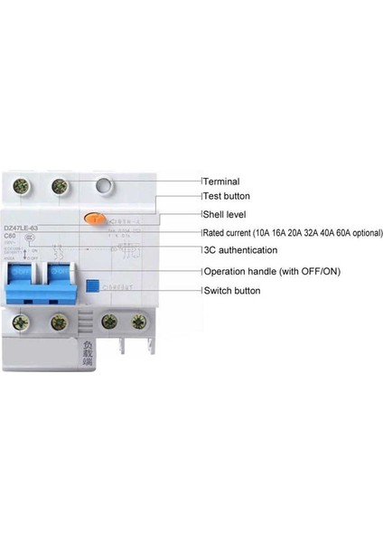 2p Devre Kesici 220V 2P63 Ayırıcı Elektrik Kaçağı Koruma Anahtarı 35MM Din Ray Montajı (Yurt Dışından) fırsatları
