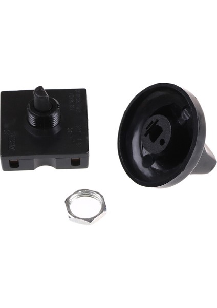 Foot Koltuk Leı 4 Pozisyonlu 3 Hızlı Fan Seçici Döner Anahtar Düzenleyici, Düğmeli 13AMP 120V-250V (Yurt Dışından)