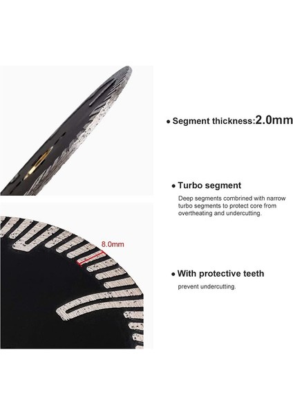 Bradoo-4.5 Inç Süper Ince Elmas Testere Bıçağı Fayans Bıçakları Granit Mermer Için Kesme Diski Tekerleği Açı Öğütücü ile Çalışır (Yurt Dışından) indirimleri