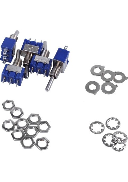 Adet Ac 3A/250V 6A/125V On/on Spdt Mini 2 Pozisyon Mandallı Geçiş Anahtarı (Yurt Dışından) fiyatları