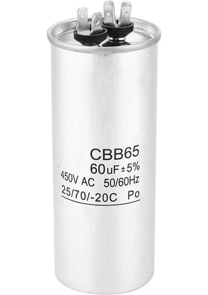 Klima Kompresörü Için 450V Kondansatör CBB65 60UF Çalıştırma Motoru (Yurt Dışından)
