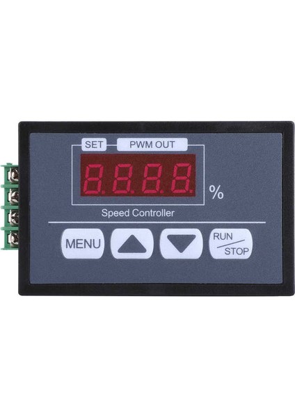 DC6-60V Dc Pwm Motor Hız Regülatörü Güç Kontrol Cihazı, LED Dijital Ekranlı Yavaş Başlatma/durdurma Döner Süresi Ayarlanabilir (Yurt Dışından)