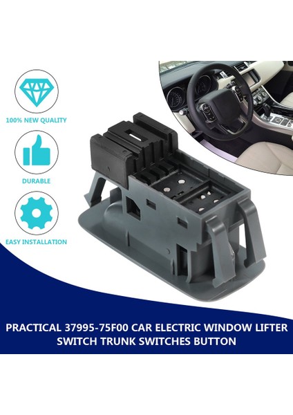 Pratik 37995-75F00 Araba Elektrikli Cam Kaldırma Anahtarı Gövde Anahtarları - Siyah (Yurt Dışından) modelleri