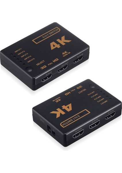 Takım 1 Takım 5 Bağlantı Noktası UHD 3D 4K 1080P HDMI Uyumlu Ayırıcı Anahtar Seçici Switcher Hub Ir Uzaktan Hdtv Hub Kızılötesi Uzaktan Hub Kızılötesi Uzaktan (Yurt Dışından) fırsatları