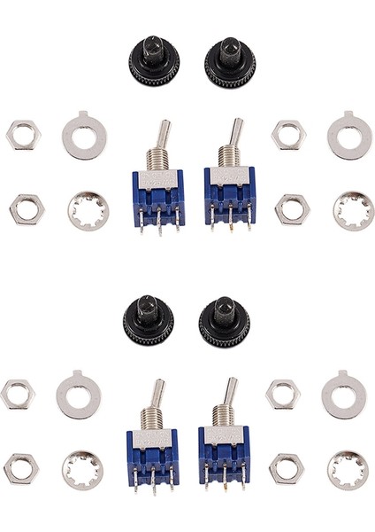 Adet Ac 6A 125 V Dpdt 3 Pozisyon On-Off-On Kontrol Geçiş Anahtarı (Yurt Dışından) fiyatları