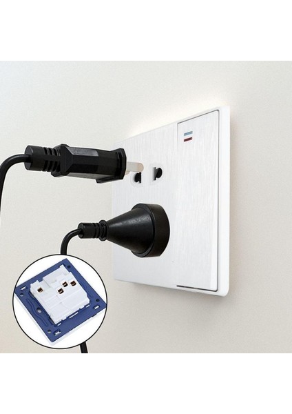 220 V 10A Duvara Monte Duvar Priz Ev Yatak Odası Banyo Duvar Soket Anahtarı Için Anahtarı ile Çin Fiş (Yurt Dışından)