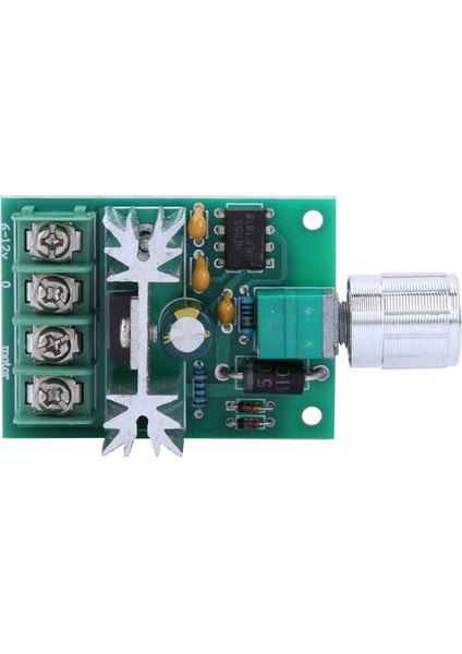 Motor Hız Regülatörü Kontrol Anahtarı Dc 6-12V 6A Vali Kontrolü Pwm 51*37MM (Yurt Dışından)