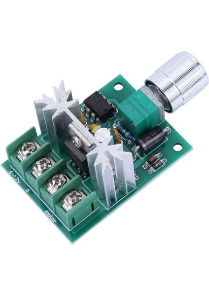 Motor Hız Regülatörü Kontrol Anahtarı Dc 6-12V 6A Vali Kontrolü Pwm 51*37MM (Yurt Dışından)