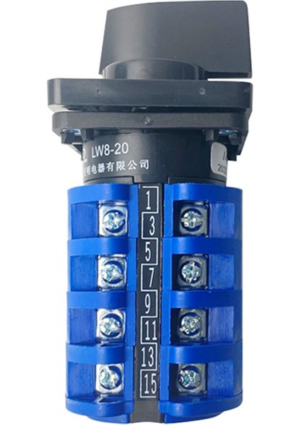 Döner Anahtar 3 Pozisyon 4 Faz 20A 500V Küçük Plaka Değiştirme Kam Anahtarı L-20 (Yurt Dışından) fiyatları