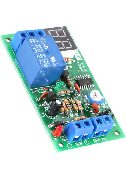 Dc 12V LED Geri Sayım Zamanlama Zamanlayıcısı Tetikleme Gecikmesi Kapatma Röle Modülü Kartı Ct (Yurt Dışından) fırsatları