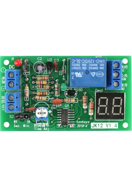 Dc 12V LED Geri Sayım Zamanlama Zamanlayıcısı Tetikleme Gecikmesi Kapatma Röle Modülü Kartı Ct (Yurt Dışından) indirimleri