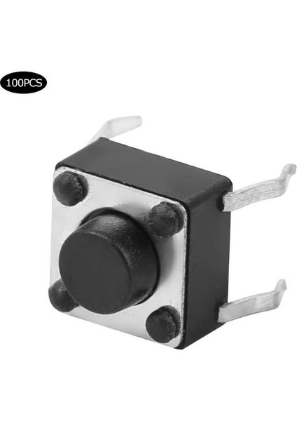 100 Adet Anlık Dokunsal Basmalı Düğme Anahtarı Mini Mikro Inceliğini Aksesuar 6X5MM (Yurt Dışından) fiyatları