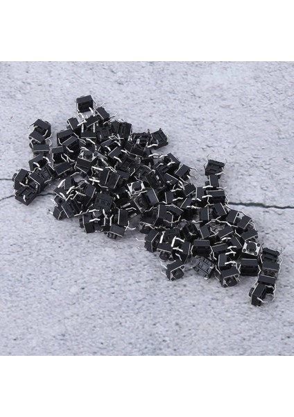 100 Adet Anlık Dokunsal Basmalı Düğme Anahtarı Mini Mikro Inceliğini Aksesuar 6X5MM (Yurt Dışından) fırsatları