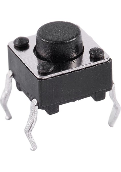 100 x Dıp Delikten Spst Anlık Dokunsal Tact Anahtarı 6 x 6 x 5mm (Yurt Dışından)