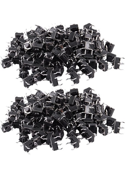 100 x Dıp Delikten Spst Anlık Dokunsal Tact Anahtarı 6 x 6 x 5mm (Yurt Dışından) modelleri