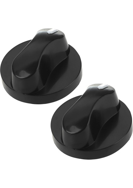 2x Plastik Mutfak Gaz Sobası Soba Fırın Kontrolü Döner Düğme Siyah (Yurt Dışından) fiyatları