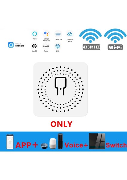 Wifi Akıllı Anahtar Kablosuz Uzaktan Kumanda Ev Otomasyonu Röle Modülü Denetleyicisi (Ac 110V-240V 60HZ / 50H) (Yurt Dışından) fırsatları