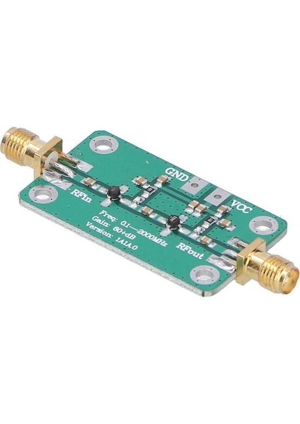 Rf Güç Amplifikatörü Düşük Gürültü Modülü Lna Geniş Bant 0,1‑2000MHZ 64DB Kazançlı Elektronik Bileşenler (Yurt Dışından) fırsatları