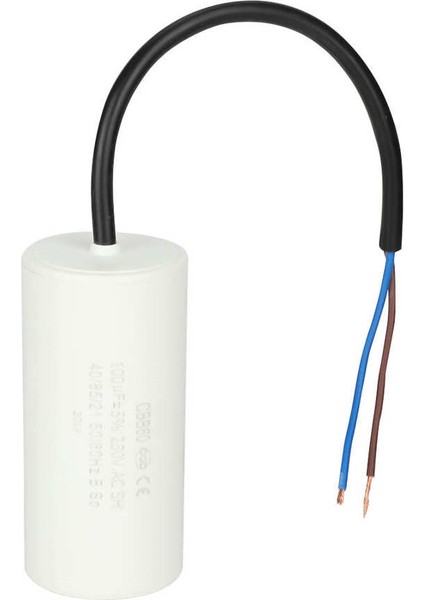 Motorlu Hava Kompresörü Için CBB60 Beyaz Yuvarlak Çalışma Kondansatörü 250V Ac 100UF 50/60Hz (Yurt Dışından) fiyatları