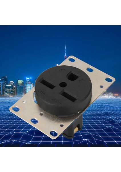 1 Adet Güç Soketi 3 Delikli Fiş NEMA6-30R 30A 250 V Tel Konektörü Dayanıklı (Yurt Dışından) indirimleri
