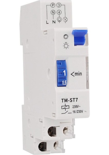 Sınotımer Tm-St7 220V 7 Dakika Mekanik Zamanlayıcı Tek Modül Din Raylı Zamanlayıcı (Yurt Dışından)