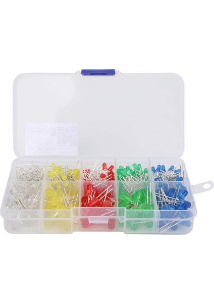 300PCS 3mm 5mm LED Işık Yayan Diyot Kiti Sarı/yeşil/mavi/kırmızı/b E (Yurt Dışından) fiyatları