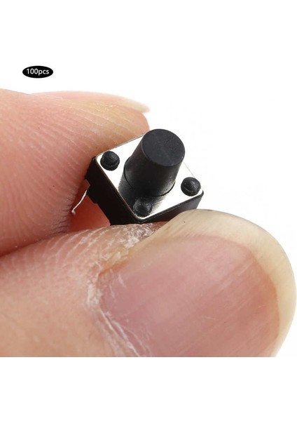 100 Adet Anlık Dokunsal Basmalı Düğme Anahtarı Mini Mikro Inceliğini Aksesuar 6X7MM (Yurt Dışından) indirimleri