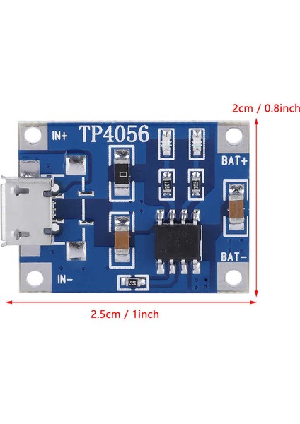 10 Adet Dıy Mikro USB 1A Şarj Kartı Koruma Modülü 3.6/3.7V (Yurt Dışından) fırsatları