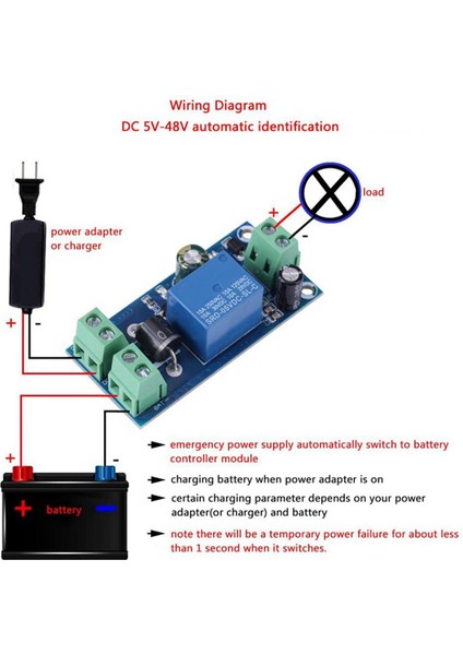 5V-48V Besleme/-Kapalı Otomatik Anahtar 10A (Max) Dc, Ekipman Anahtarlamaya Uygun (Yurt Dışından)