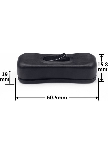 Ayak Koltuk 2 Adet Ac Güç Kablosu Anahtar Konektörü 304 Açma Kapama Düğmesi Çevrimiçi Beyaz Siyah Şeffaf 220V LED Ampul Yarım Rocker (Yurt Dışından) fırsatları