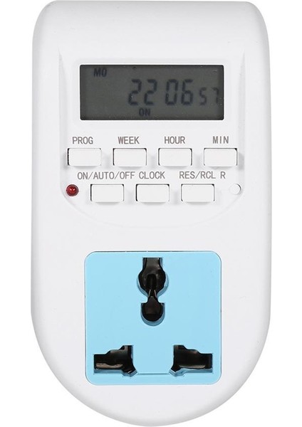 Adet 220 V Çok Fonksiyonlu LCD Dijital Zamanlayıcı Soket Zamanlama Çıkış Anahtarı Ab Tak Aracı (Yurt Dışından) fiyatları