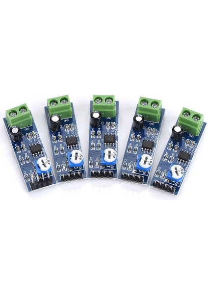 Ses Amplifikatörü Devre Kartı Modülü 5 Adet 200 Kez Kazanç 5V-12V 10K Ayarlanabilir (Yurt Dışından) fiyatları