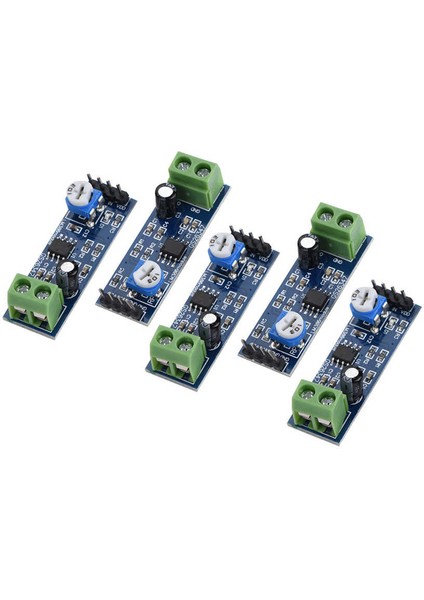 Ses Amplifikatörü Devre Kartı Modülü 5 Adet 200 Kez Kazanç 5V-12V 10K Ayarlanabilir (Yurt Dışından) fırsatları