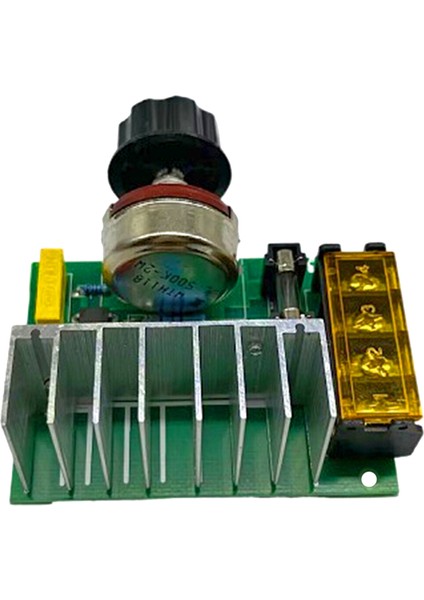 Xhhdqes 4000W Ac Voltaj Regülatörü 220V Motor Hız Kontrolü Fırçasız Elektronik Tristör Dimmer Sıcaklık Kontrol Anahtarı (Yurt Dışından)