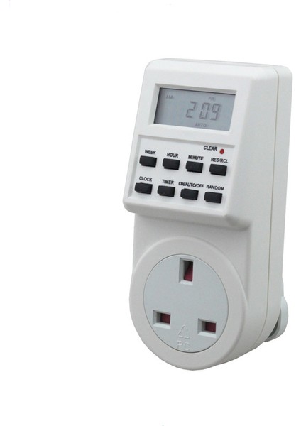 Gün Dijital LCD Elektronik Plug-In Programlanabilir 12/24 Saat Dijital Zamanlayıcı Anahtar Soketi Yepyeni ve Kaliteli (Yurt Dışından) fırsatları