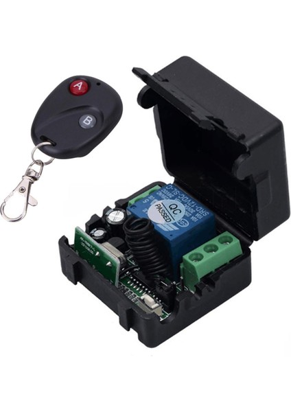 12V 10A Rf Kablosuz Uzaktan Kumanda Anahtarı 1ch Röle Alıcı (Yurt Dışından)