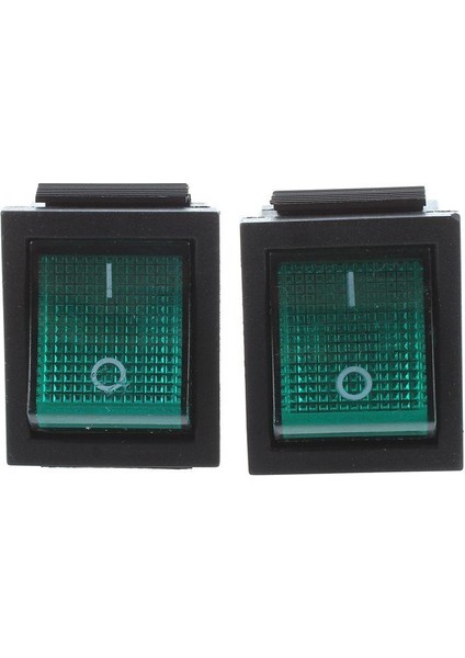 x Yeşil Işık 4pin Dpst Açma-Kapama Geçmeli Tekne Rocker Anahtarı 16A/250V 20A/125V Ac (Yurt Dışından) modelleri