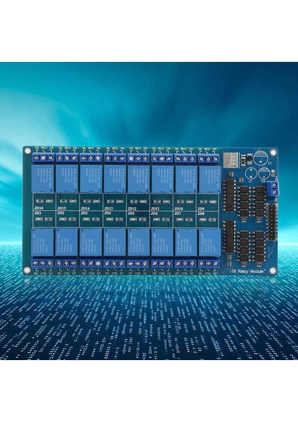 Optokuplör Korumalı 16 Kanallı Dc 5V 3ma Röle Modülü Kontrol Kartı (Yurt Dışından)