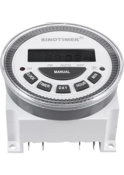 Sınotımer TM-619H-2 230VAC 7 Gün Haftalık Programlanabilir Dijital Zamanlayıcı Aydınlatma Anahtarı Çıkışı 220V Gerilim Toz Geçirmez Kapaklı (Yurt Dışından)